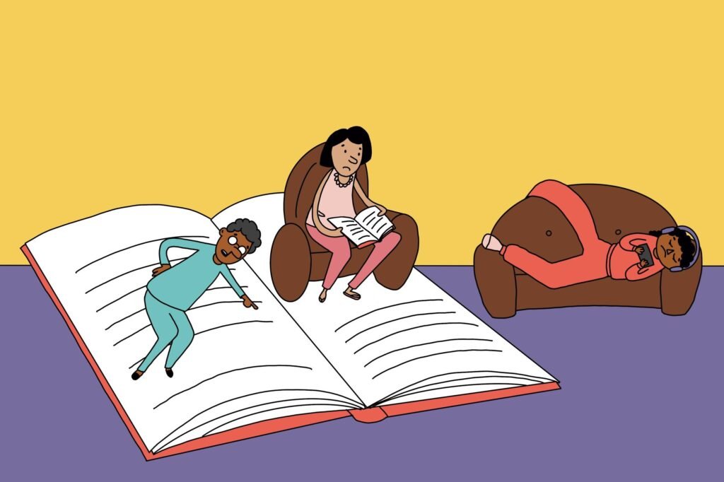 pais e filhos se relacionando