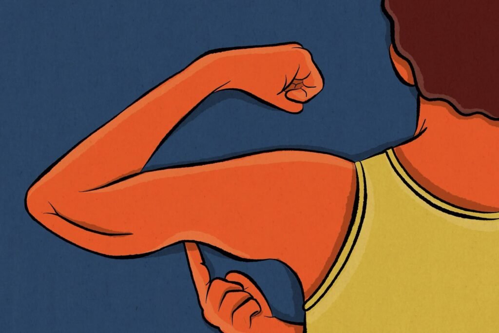 braço flacido por sarcopenia