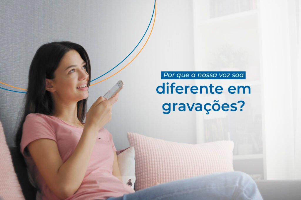 a voz da mulher falando ao telefone