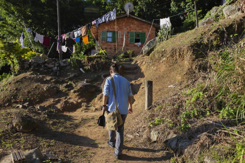 agente de saude da familia em campo